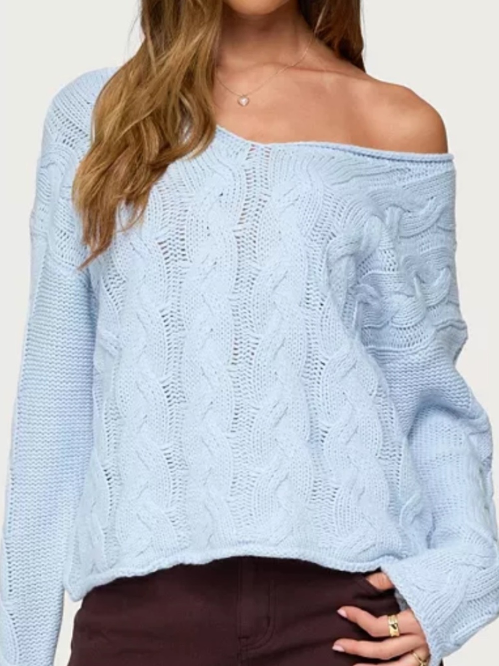 Women's Inga Oversized Cable Knit Sweater